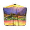 Rocky Mountain Sunset Sunshine Printed Haircut Cape, White, One Size view 2