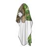 VUCEMI Raccoon Statue Print Haircut Cape, Waterproof, Adjustable Neck, White, One Size view 3