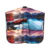 VUCEMI Scenic Lake Printed Haircut Cape, Waterproof, Adjustable Neck, White, One Size view 2