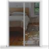 Mesh Zipper Pet Screen Door, Silver view 1
