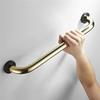Bathtub Safety Grab Bar, Black and Gold view 2