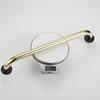 Bathtub Safety Grab Bar, Black and Gold view 3