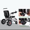 Lightweight Foldable Electric Wheelchair, Portable Travel Chair, Black view 3