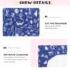 Fitted Crib Sheet for Baby, Boy or Girl, Soft, Breathable, Navy Blue, 39.0 x 27.0 in view 4