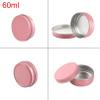 YANCAER 100-Pack 60 mL Pink Aluminum Tins, 68 mm x 27 mm, Screw-Top Lids view 3