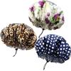 TCOTBE 3-Pack Waterproof Shower Caps view 1