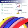 JKLAND Silicone Wheelchair Handrim Covers, Non-Slip, 1 Pair, 22 in, Color 002 view 3