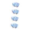 Cabilock 4-Piece Waterproof Satin Shower and Sleep Cap Set view 3