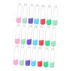 Healeved 50-Piece Diaper Safety Pins with Safety Closures for Newborns view 1