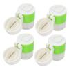 4-Piece Plastic Pill Splitters, Blue, for Home and Travel view 1