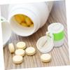 4-Piece Plastic Pill Splitters, Blue, for Home and Travel view 4