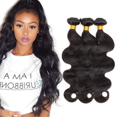 3 Bundles Synthetic Body Wave Hair Extensions, Unprocessed, 16 Inch