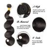 3 Bundles Synthetic Body Wave Hair Extensions, Unprocessed, 16 Inch view 2