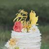 Funlucy “Mr and Mrs” Cake Topper, Personalized, for Weddings and Anniversaries view 4