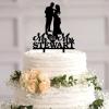 Funlucy Personalized Bride and Groom Cake Decoration, Mr. & Mr. view 4