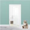 Pet Fly Screen Door, Mesh Curtain with Zipper and Velcro, White, 90 x 220 cm view 2