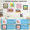 Orionstar Art Frame for Kids, Front-Opening, Holds 100 A4 Sheets, for 30 x 21 cm, Black, 2-Pack view 4