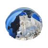 Cycladic Houses Reusable Double-Layer Waterproof Shower Cap for Women view 1
