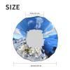Cycladic Houses Reusable Double-Layer Waterproof Shower Cap for Women view 4