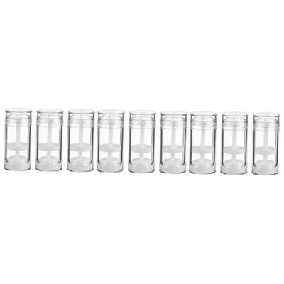 minkissy 9-Piece Empty Deodorant and Lip Balm Tube Set