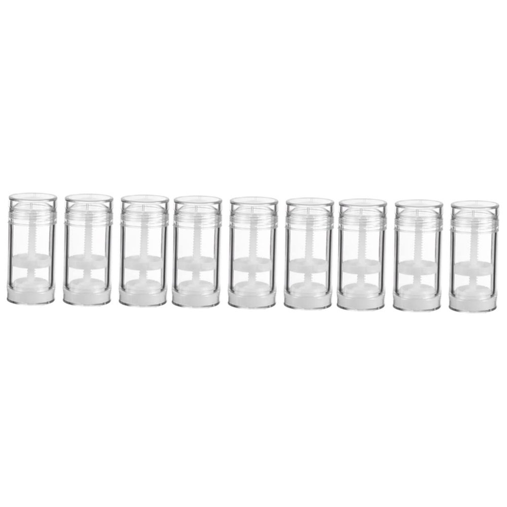 minkissy 9-Piece Empty Deodorant and Lip Balm Tube Set