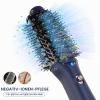 PARWIN PRO BEAUTY 4-in-1 One-Step Oval Hot Air Brush, Prussian Blue view 4
