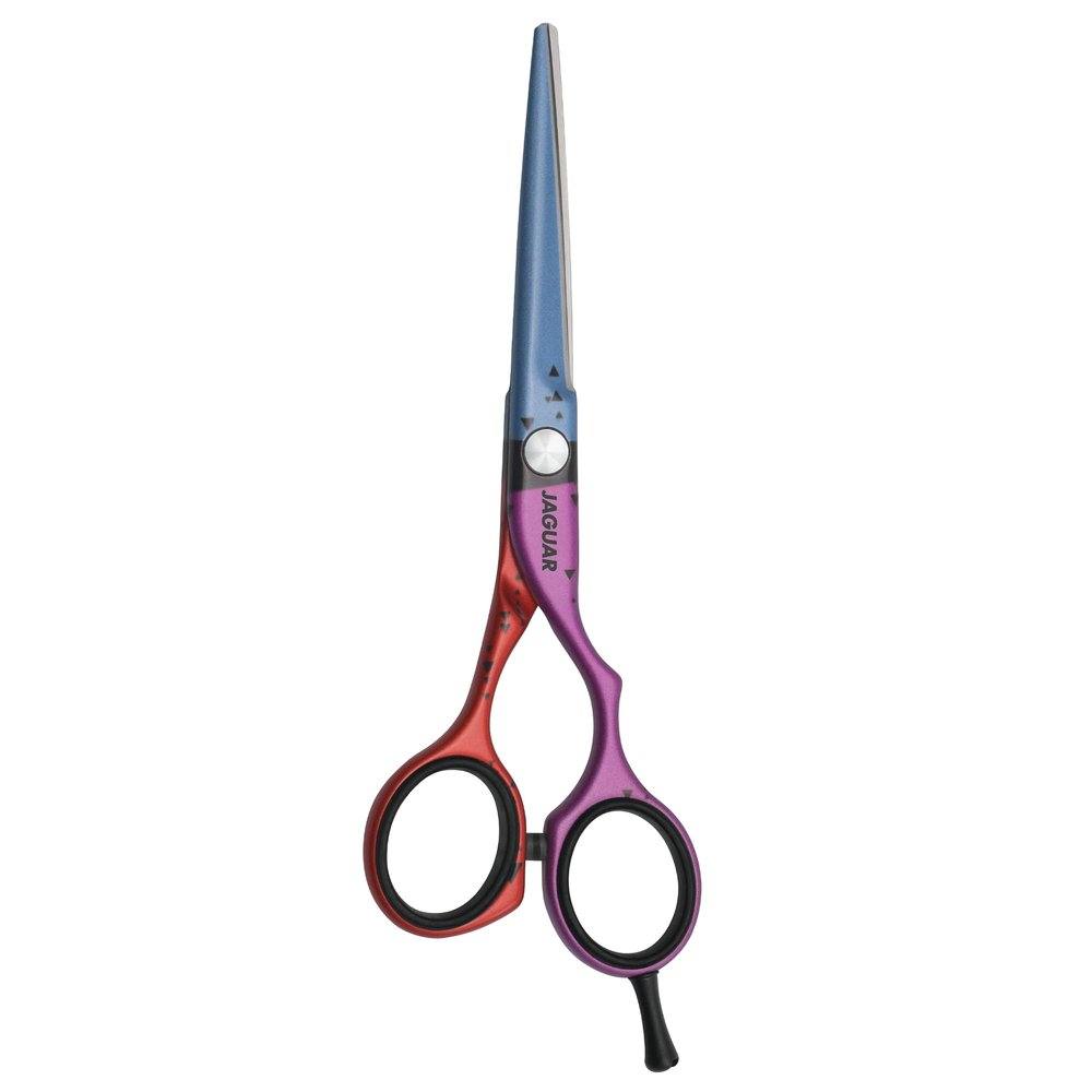 JAGUAR JaguART FOCUS ON 5.5" Hairdressing Scissors | Offset Design | Hypoallergenic, Durable High-Tech Coating in Photo Quality | Made in Germany