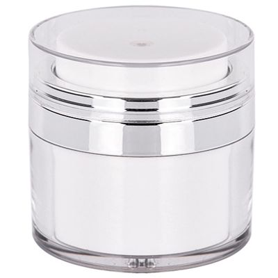15/30/50/100 mL Airless Pump Bottle, Refillable Cosmetic Container, White, 30 mL