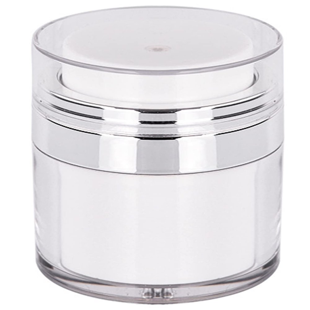 15/30/50/100 mL Airless Pump Bottle, Refillable Cosmetic Container, White, 30 mL