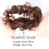Messy Curly Wave Hair Bun Scrunchie with Elastic Band view 3