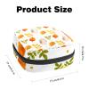 Women's Sanitary Pad Storage Bag, Portable, Watercolor Autumn Animals, Multicolor, 4.7 x 6.6 x 6.6 in / 12 x 17 x 17 cm view 2
