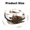 Bird Pouch with Seamless Pattern, Portable Storage Bag for Tampons and Sanitary Pads, Multicolor, 4.7 x 6.6 x 6.6 in / 12 x 17 x 17 cm view 2