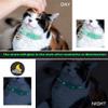 Baeuppit Cat Collars with Bell, Moon and Stars, Adjustable, Glow-in-the-Dark, Pink and Blue-Green, 2-Pack view 4