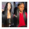 Brazilian Human Hair HD Lace Front Wig, Long Straight, Pre-Plucked, 150% Density view 1