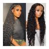 13x4/13x6 360 HD Deep Wave Lace Front Wig, 150% Brazilian Remy Human Hair view 1