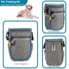 PETCUTE Foldable Waterproof Dog Treat Pouch with Adjustable Belt and Waste Bag Dispenser view 3
