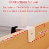 CEEBUS Bed Assist Rail, Stainless Steel Safety Bed Rail, Foldable, Color B, 46 × 30 cm view 4