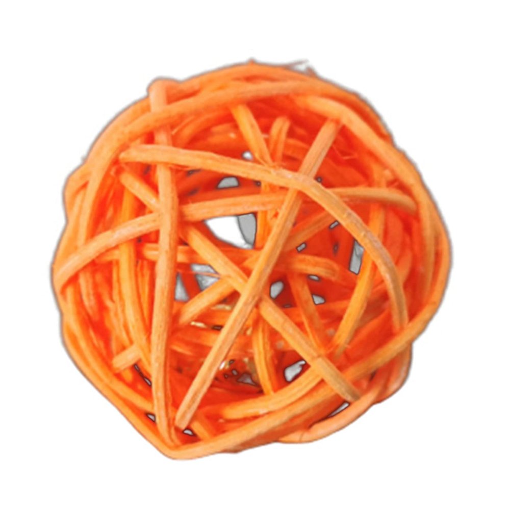 Luojuny Lightweight Rattan Ball, Cage-Shaped, 10 Colors, Cat Willow Ball