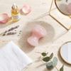 Eujgoov Rose Quartz Massage Stone, Mushroom Shape, for Face and Eyes, Natural Stone, Hot/Cold Use, Beauty Massage Tool view 2