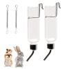 Dubbulon 2-Pack Rabbit Water Bottles, 350 mL Hanging Automatic Dispensers for Small Pets view 1