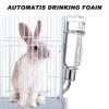 Dubbulon 2-Pack Rabbit Water Bottles, 350 mL Hanging Automatic Dispensers for Small Pets view 4