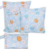 SANFERGE 3-Pack Reusable Wet/Dry Bags for Cloth Diapers view 1
