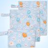 SANFERGE 3-Pack Reusable Wet/Dry Bags for Cloth Diapers view 2