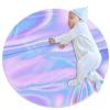 VBFOFBV Round Soft Rug for Baby, Girls’ and Teenagers’ Rooms, Purple Abstract Line Art view 1