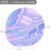 VBFOFBV Round Soft Rug for Baby, Girls’ and Teenagers’ Rooms, Purple Abstract Line Art view 3
