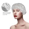 Snow Pine Tree Printed Double-Layer Waterproof Reusable Shower Cap view 4