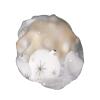 White Christmas Ornaments Printed Double-Layer Shower Cap view 2