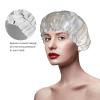 White Christmas Ornaments Printed Double-Layer Shower Cap view 4