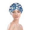 Underwater Marine Life Double-Layer Waterproof Shower Cap view 3