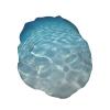 Calm Water Printed Double-Layer Waterproof Shower Cap view 2